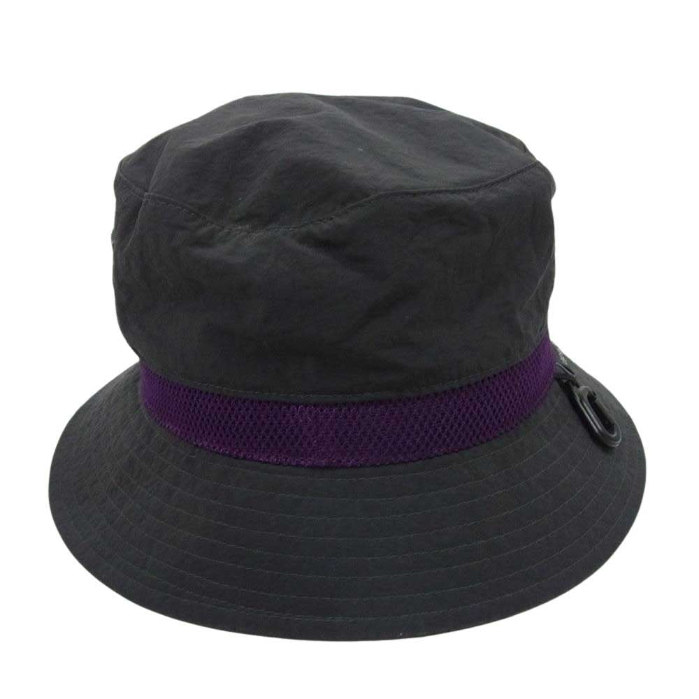 A BATHING APE アベイシングエイプ 001HTJ301005M Colour Blocking Bucket Hat Black カラーブロッキング バケットハット ブラック系 パープル系 M【中古】