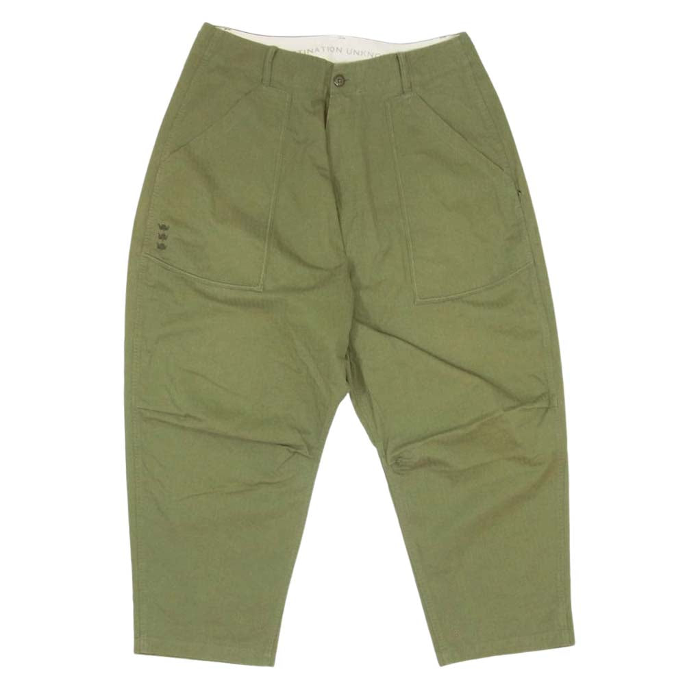 リベレイダース 737012101 HERRINGBONE SARROUEL PANTS ヘリンボーン サルエル  ベイカー パンツ カーキ系 L【中古】