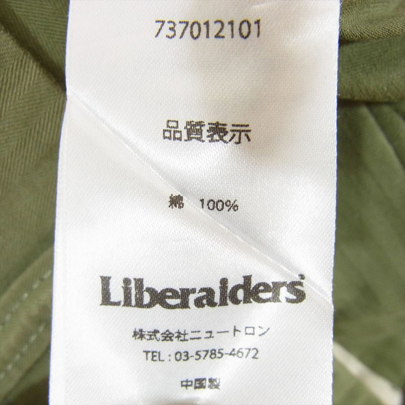 リベレイダース 737012101 HERRINGBONE SARROUEL PANTS ヘリンボーン サルエル  ベイカー パンツ カーキ系 L【中古】