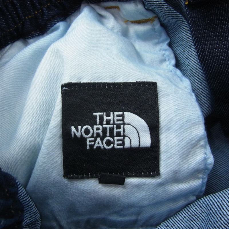 THE NORTH FACE ノースフェイス NT53130 BOULDERING SHORT ボルダリング ショーツ デニム ショートパンツ インディゴブルー系 XL【中古】