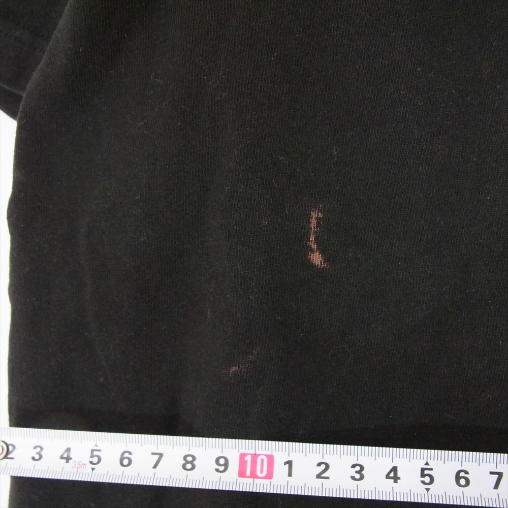 Yohji Yamamoto POUR HOMME ヨウジヤマモトプールオム HK-T15-074 × NEW ERA ニューエラ 刺繍 ロゴ 半袖 Tシャツ ブラック系 XXL【中古】