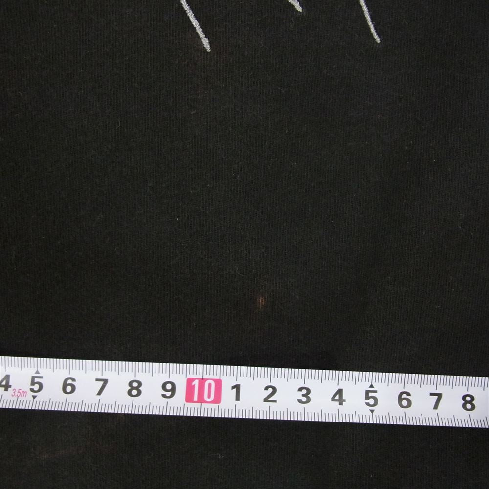 Yohji Yamamoto POUR HOMME ヨウジヤマモトプールオム HK-T15-074 × NEW ERA ニューエラ 刺繍 ロゴ 半袖 Tシャツ ブラック系 XXL【中古】