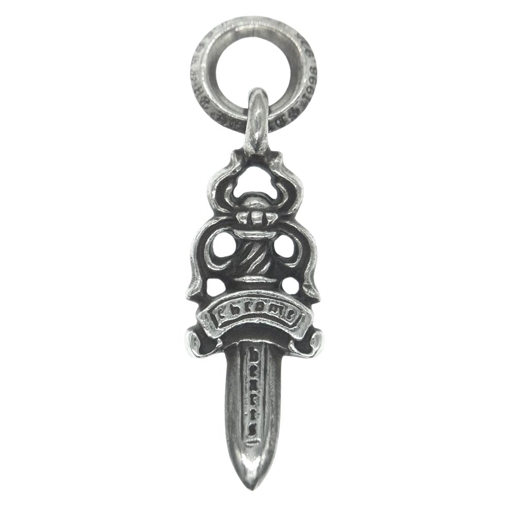 CHROME HEARTS クロムハーツ（原本無） #5DAGGER #5ダガー チャーム シルバーネックレス トップ 【中古】