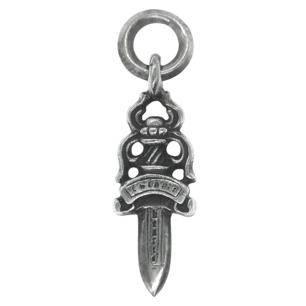 CHROME HEARTS クロムハーツ（原本無） #5DAGGER #5ダガー チャーム シルバーネックレス トップ 【中古】