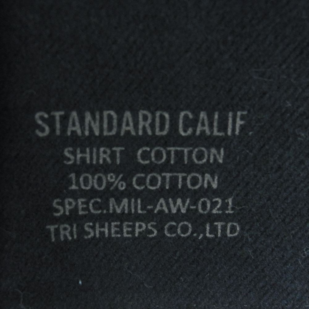STANDARD CALIFORNIA スタンダードカリフォルニア C. P. O. Shirt 長袖 シャツ コットン 日本製 ブラック系 M【中古】