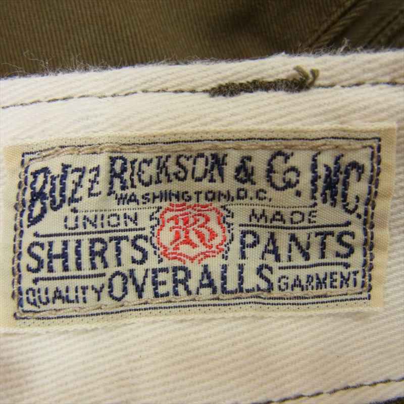 Buzz Rickson's バズリクソンズ BR40025 ORIGINAL SPEC CHINOS ミリタリー チノ パンツ カーキ系 31【中古】