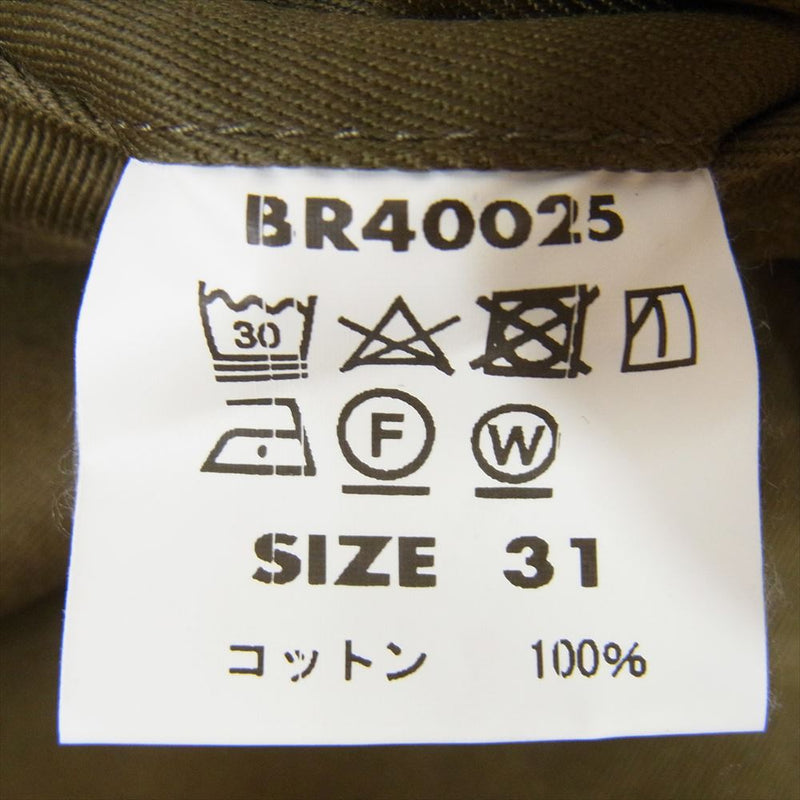 Buzz Rickson's バズリクソンズ BR40025 ORIGINAL SPEC CHINOS ミリタリー チノ パンツ カーキ系 31【中古】