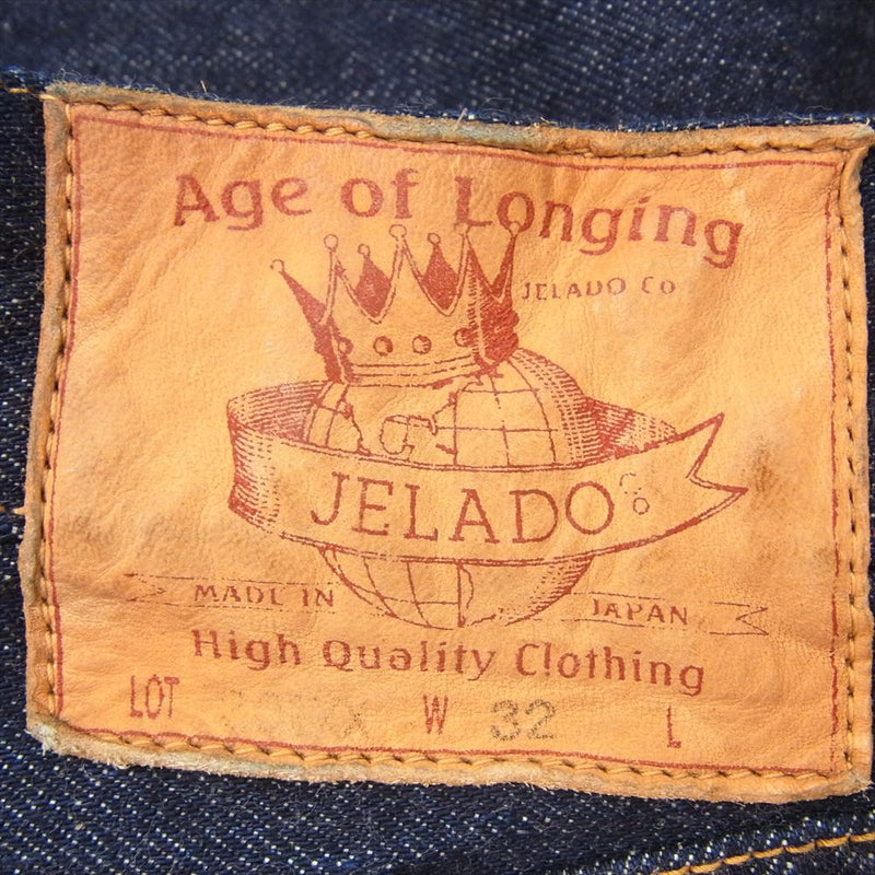 JELADO ジェラード JP94301 Age of Longing 301XX Denim Pants デニム パンツ ジーンズ インディゴブルー系 32【極上美品】【中古】