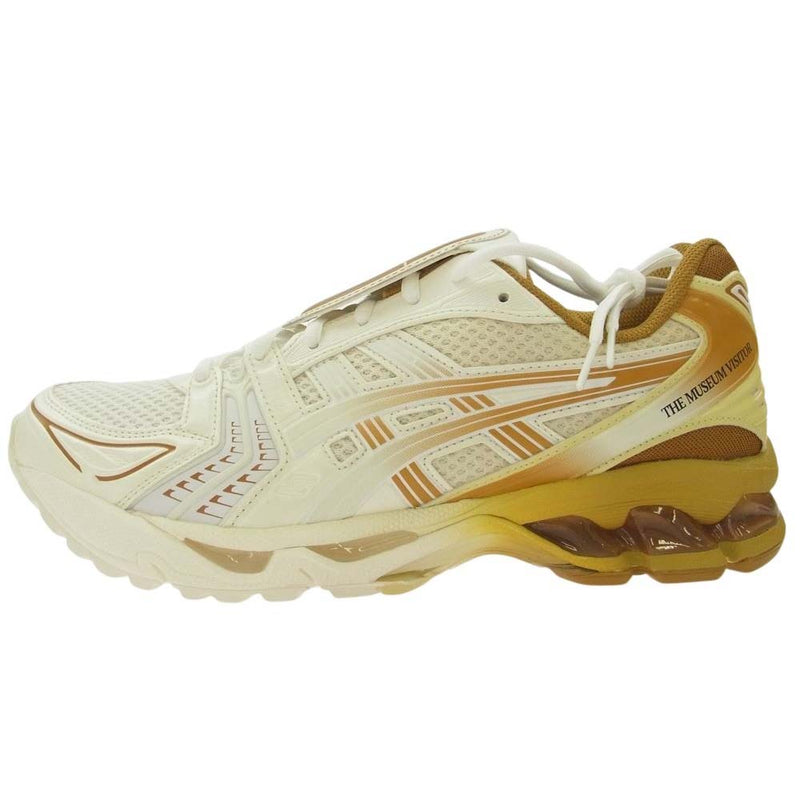 asics アシックス 1203A528-100 × The Museum Visitor ザミュージアムビジター Gel-Kayano 14 Cream Mineral Brown ゲルカヤノ14 クリーム ミネラルブラウン ローカット スニーカー クリーム ミネラルブラウン 26.5cm【新古品】【未使用】【中古】