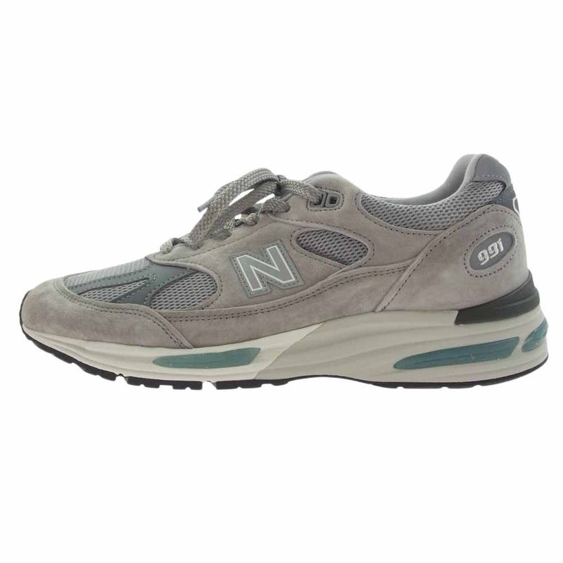 NEW BALANCE ニューバランス U991GL2 991V2 Gray グレー ローカット スニーカー グレー系 26.5cm【新古品】【未使用】【中古】