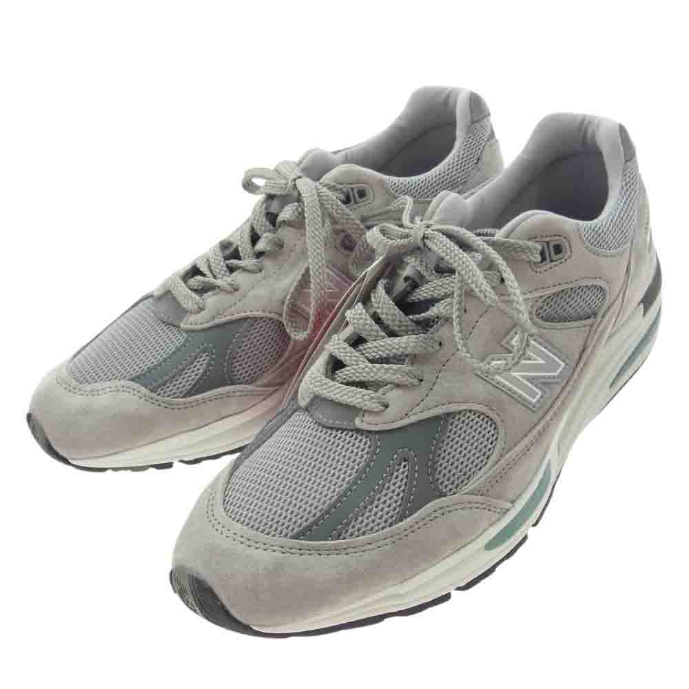 NEW BALANCE ニューバランス U991GL2 991V2 Gray グレー ローカット スニーカー グレー系 26.5cm【新古品】【未使用】【中古】