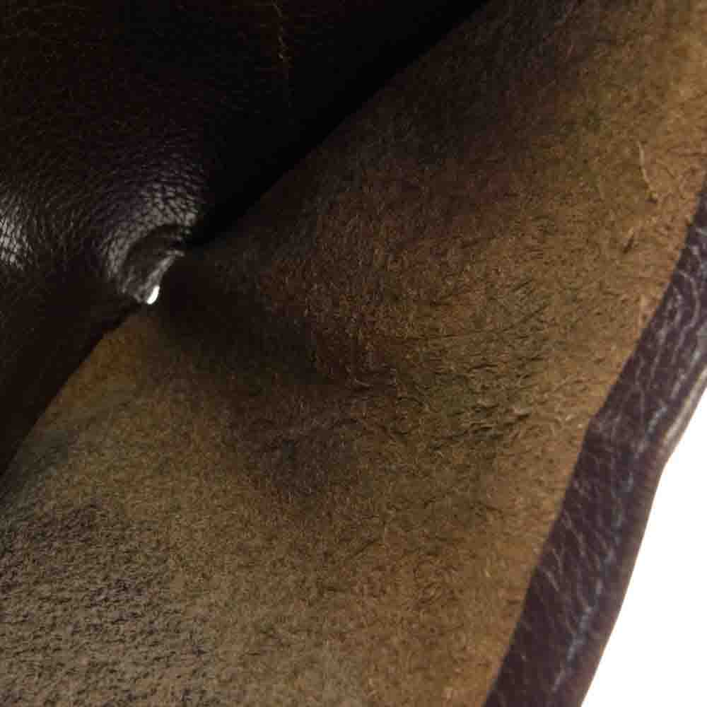 IL BISONTE イルビゾンテ 二つ折り レザー ウォレット 財布 ブラウン系【中古】