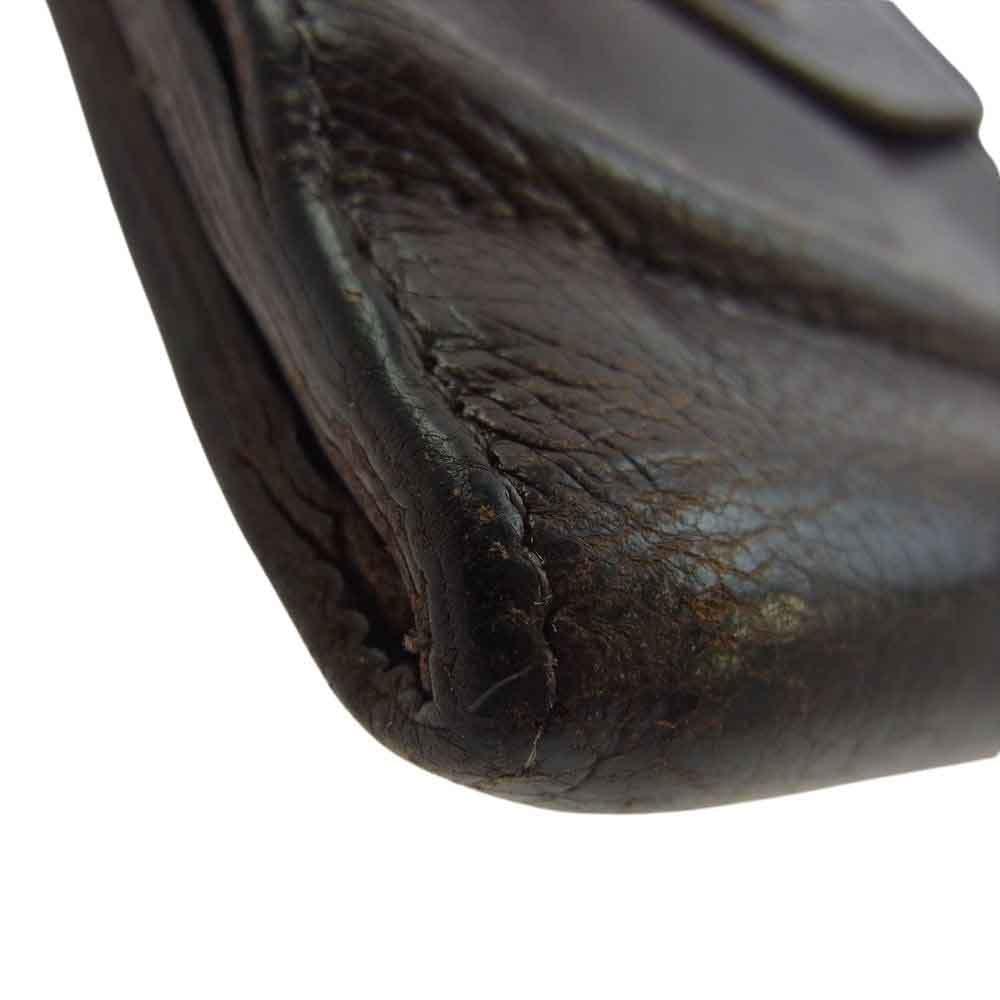 IL BISONTE イルビゾンテ 二つ折り レザー ウォレット 財布 ブラウン系【中古】