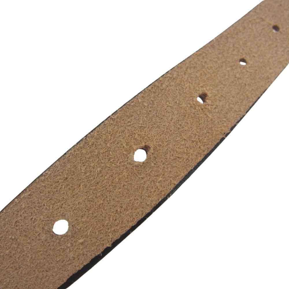 ザグルービンハイ 565 1950 Western Belt  ウエスタン レザー ナロー ベルト ブラウン系 34【中古】
