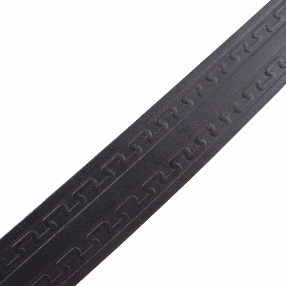 ザグルービンハイ 565 1950 Western Belt  ウエスタン レザー ナロー ベルト ブラウン系 34【中古】