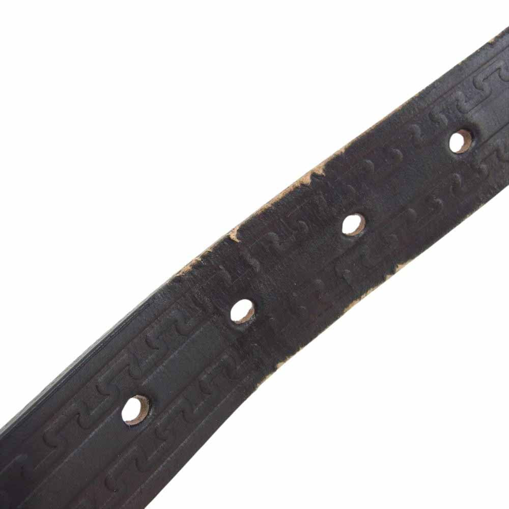 ザグルービンハイ 565 1950 Western Belt  ウエスタン レザー ナロー ベルト ブラウン系 34【中古】