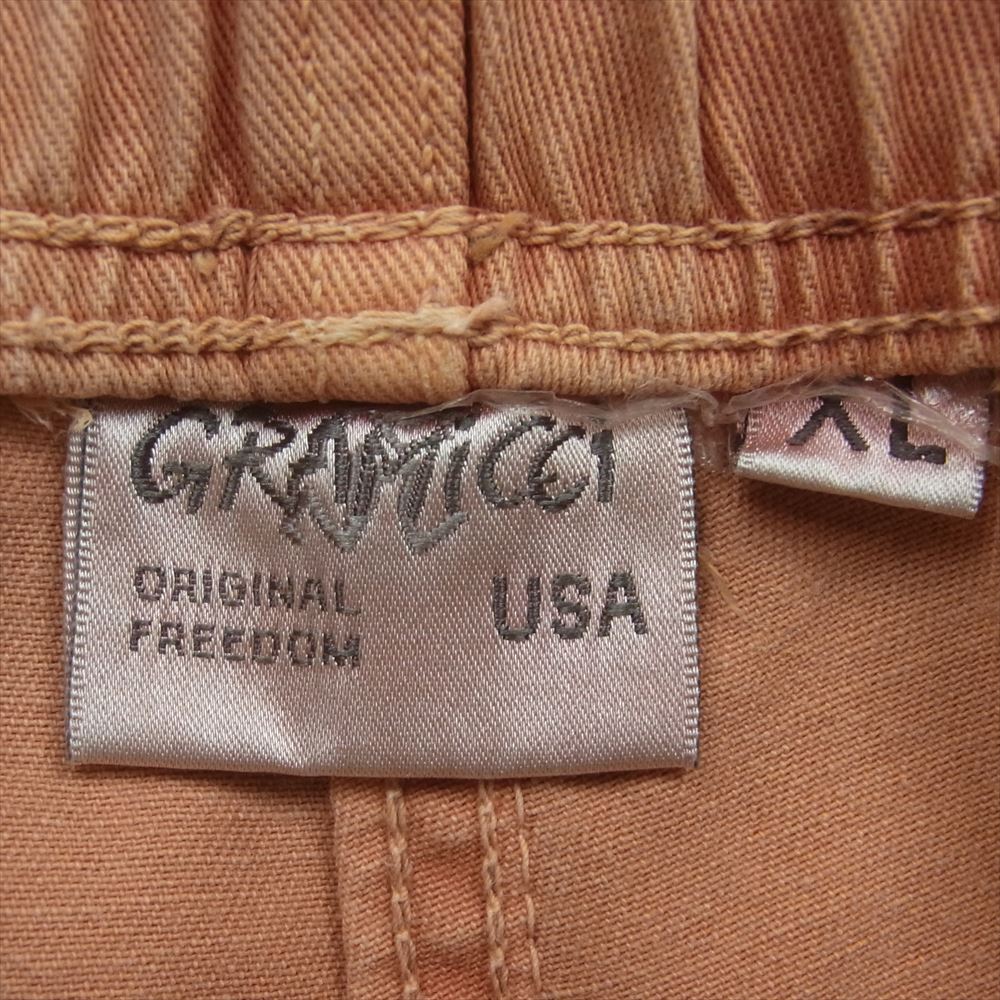 Gramicci グラミチ 23151 コットン ツイル クライミング ショーツ 中国製 オレンジ系 XL【中古】