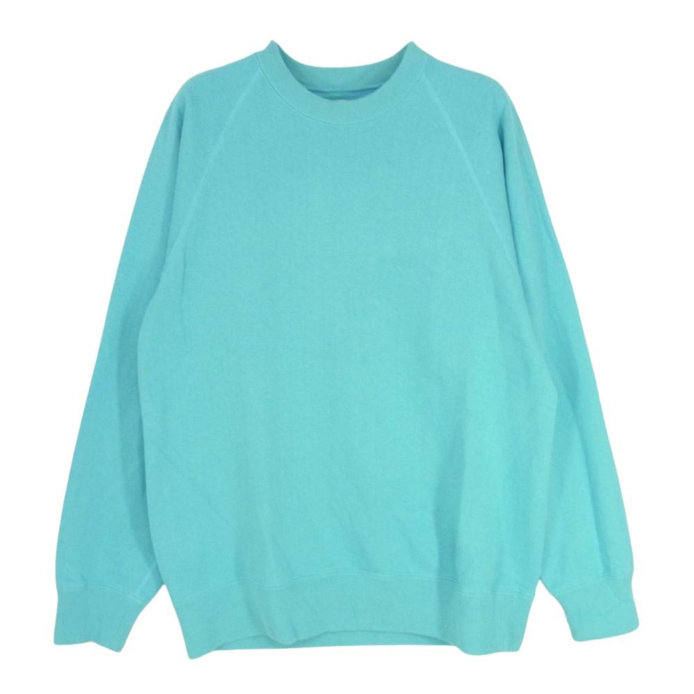 ANATOMICA アナトミカ SWEAT RAGLAN CREW NECK ラグラン クルーネック スウェット ブルー系 S【中古】