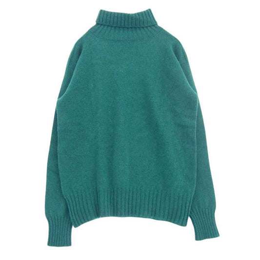 ANATOMICA アナトミカ タートルネック ウール ニット エメラルドグリーン 40【美品】【中古】
