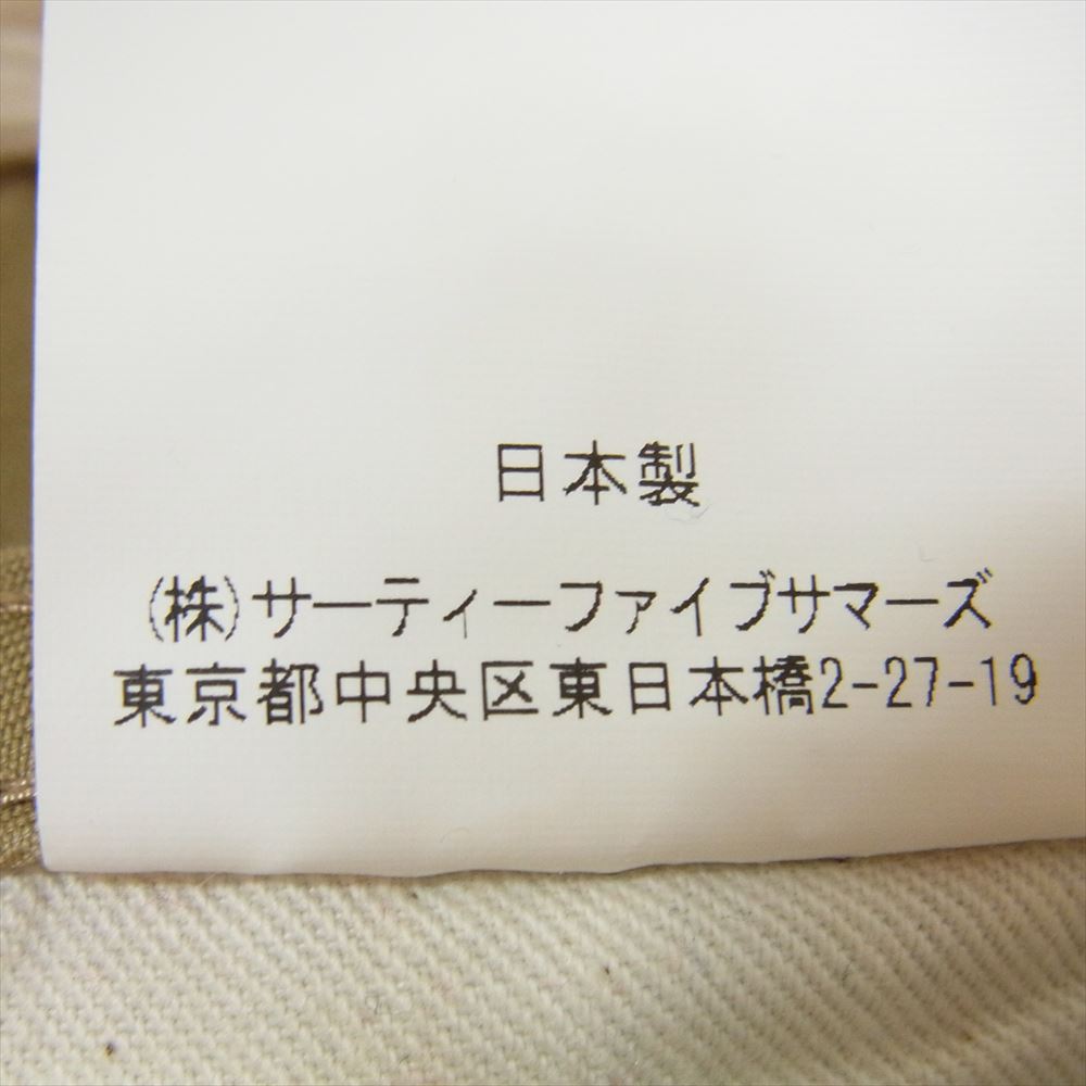 ANATOMICA アナトミカ 530-000-04 S20 3 CHINO2 WESTPOINT チノ パンツ ベージュ系 32【美品】【中古】