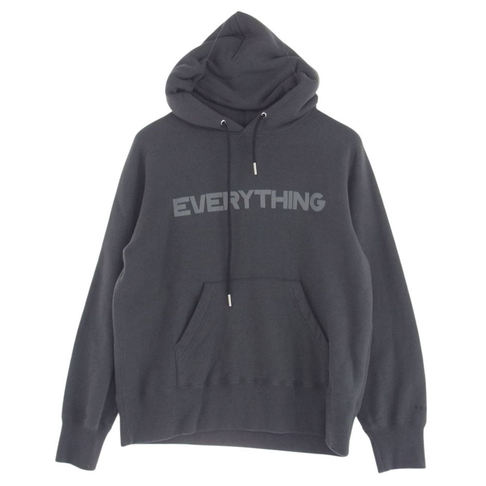 Sacai サカイ 23-0643S Graphic Print Hoodie グラフィック プリント フーディ パーカー グレー系 0 【中古】