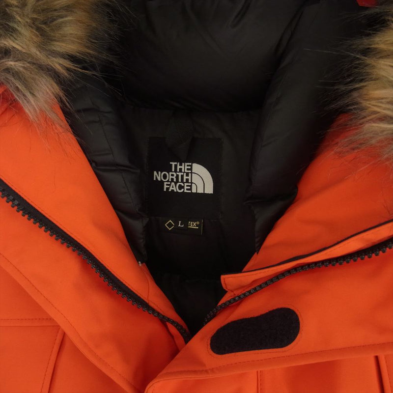 THE NORTH FACE ノースフェイス ND91807 ANTARCTICA PARKA GORE-TEX アンタークティカ パーカー ゴアテックス ダウンジャケット オレンジ系 L【中古】