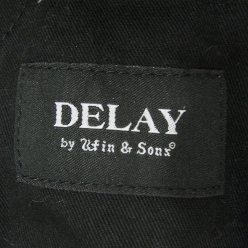 Win&Sons ウィンアンドサンズ DELAY ブラック デニム ベスト ブラック系 2【中古】