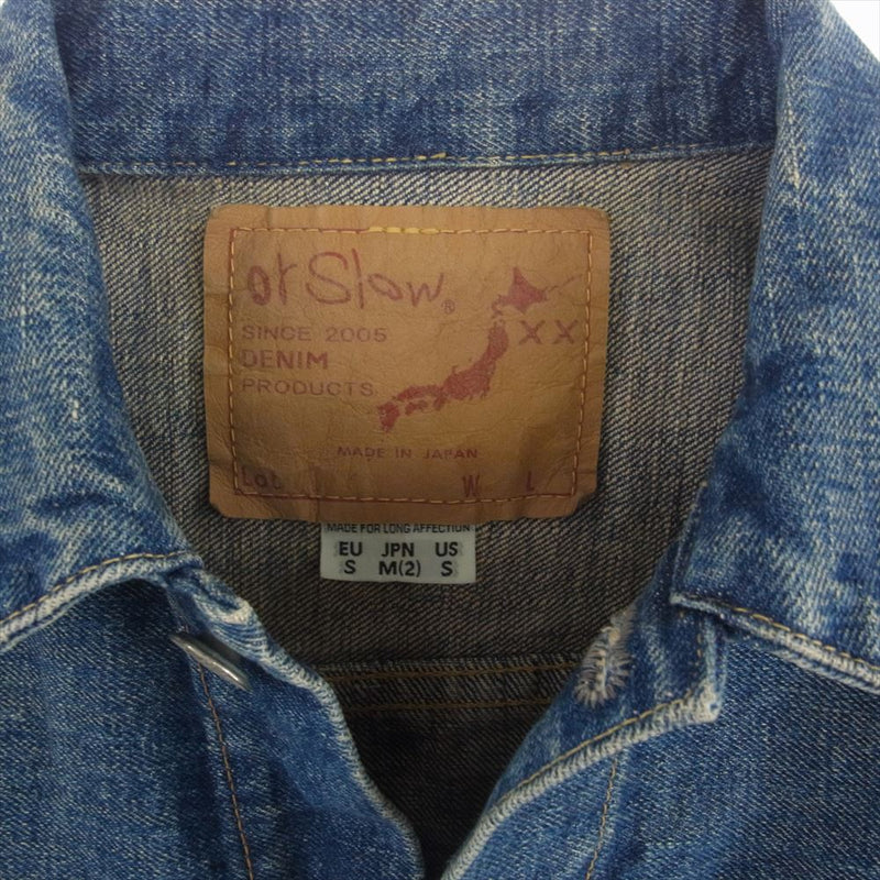 orSlow オアスロウ 2nd type 50s DENIM JACKET デニム ジャケット インディゴブルー系 M【中古】