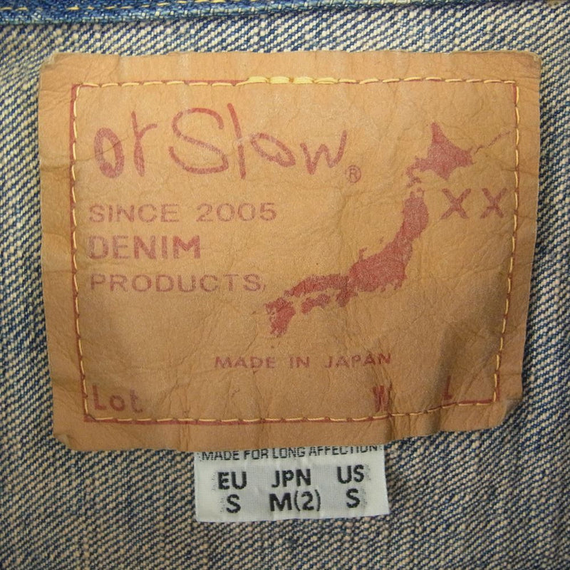 orSlow オアスロウ 2nd type 50s DENIM JACKET デニム ジャケット インディゴブルー系 M【中古】