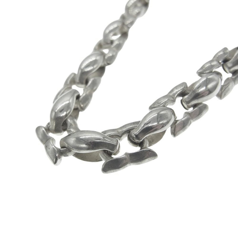 LONE ONES ロンワンズ 販売証明書カード付 KF Chain O (Deep Touches) Chain Small Long ディープ タッチーズ チェーン スモール ロング ネックレス シルバー系【中古】