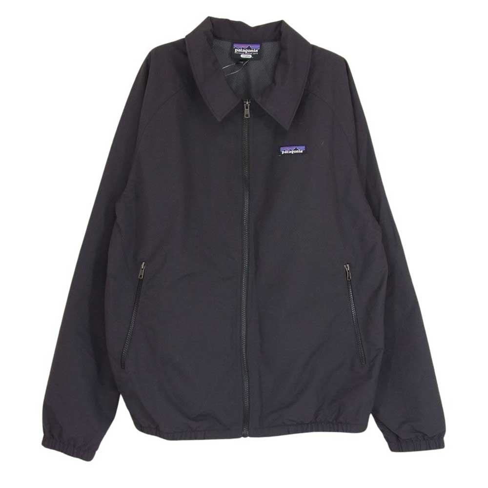 patagonia パタゴニア 22SS 28152 22年製 Baggies Jacket バギーズ ナイロン ロゴ コーチ ジャケット ブラック系 M【中古】