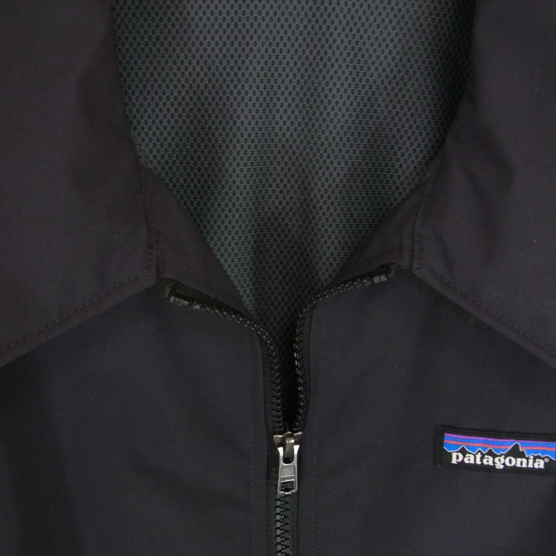 patagonia パタゴニア 22SS 28152 22年製 Baggies Jacket バギーズ ナイロン ロゴ コーチ ジャケット ブラック系 M【中古】