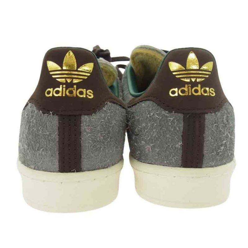 adidas アディダス ID2379 × Bodega ボデガ × BEAMS ビームス Campus Grey Four キャンパス グレー フォー ローカット スニーカー グレー系 29.5cm【極上美品】【中古】