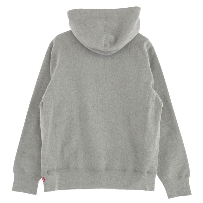 Supreme シュプリーム 18AW Trademark Hooded Sweatshirt トレードマーク フーデッド スウェットシャツ フーディー パーカー グレー系 M【中古】