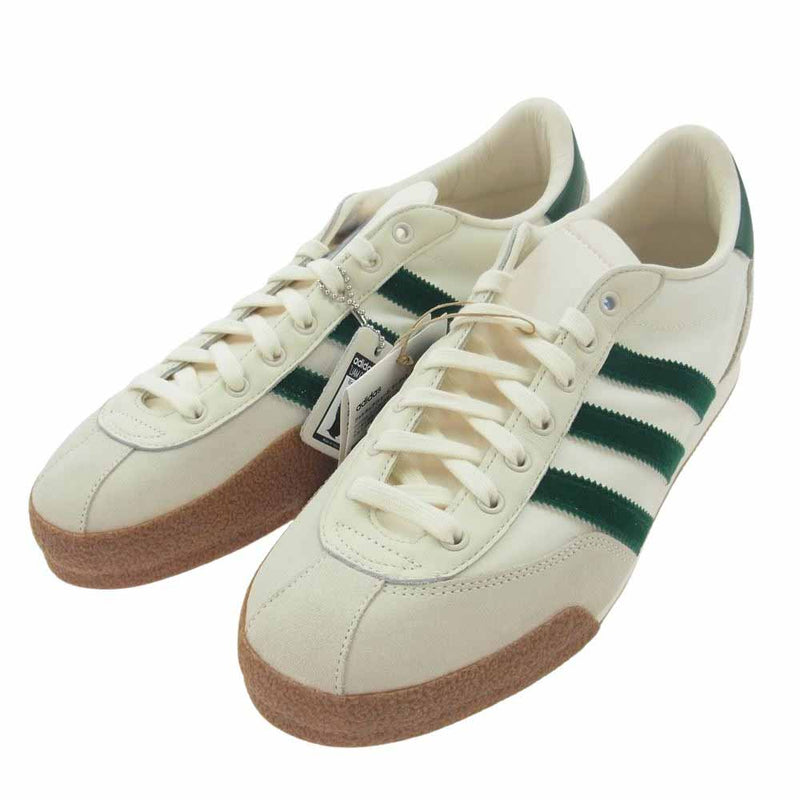 adidas アディダス × Liam Gallagher リアム・ギャラガー IF8358 LG2 SPZL College Green スペツィアル カレッジグリーン ローカット スニーカー オフホワイト系 29.5cm【極上美品】【中古】