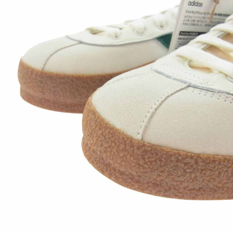 adidas アディダス × Liam Gallagher リアム・ギャラガー IF8358 LG2 SPZL College Green スペツィアル カレッジグリーン ローカット スニーカー オフホワイト系 29.5cm【極上美品】【中古】