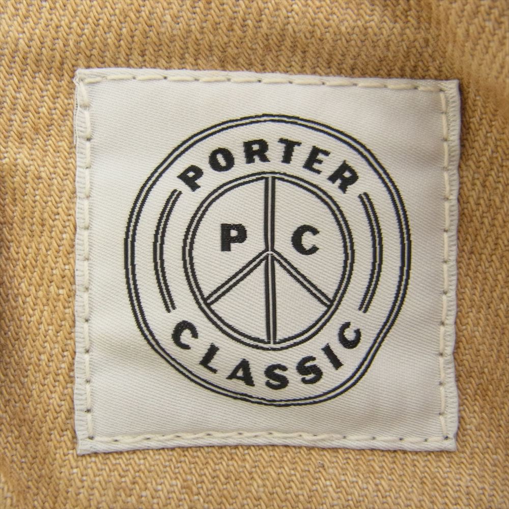PORTER CLASSIC ポータークラシック 2022年 JAZZ DENIM KANAZAWA LIMITED 金沢限定 ワイド デニム パンツ ベージュ系 L【中古】