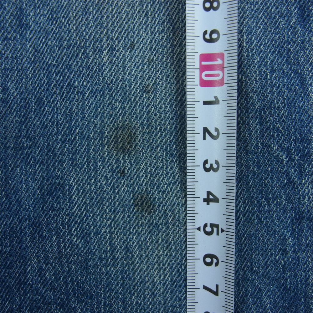 Levi's リーバイス ヴィンテージ オリジナル 66後期 501 ボタン裏刻印6 SMALLe スモールe デニム パンツ インディゴブルー系 W38 L32【中古】