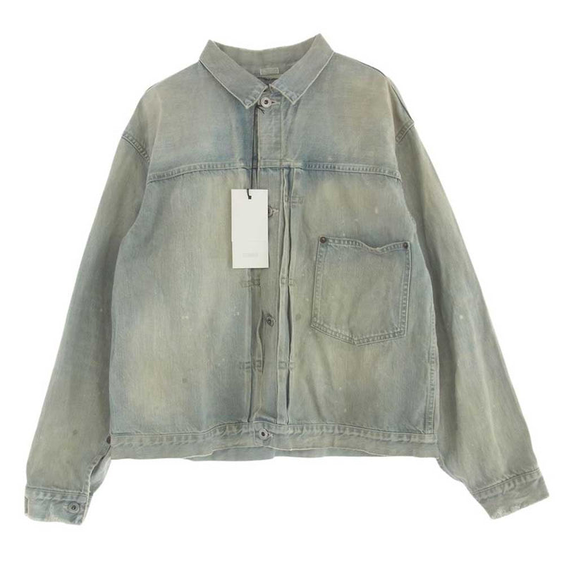 A.PRESSE アプレッセ 24AAP-01-35H 1st Type Denim Jacket ファースト タイプ デニム ジャケット インディゴブルー系 46【中古】