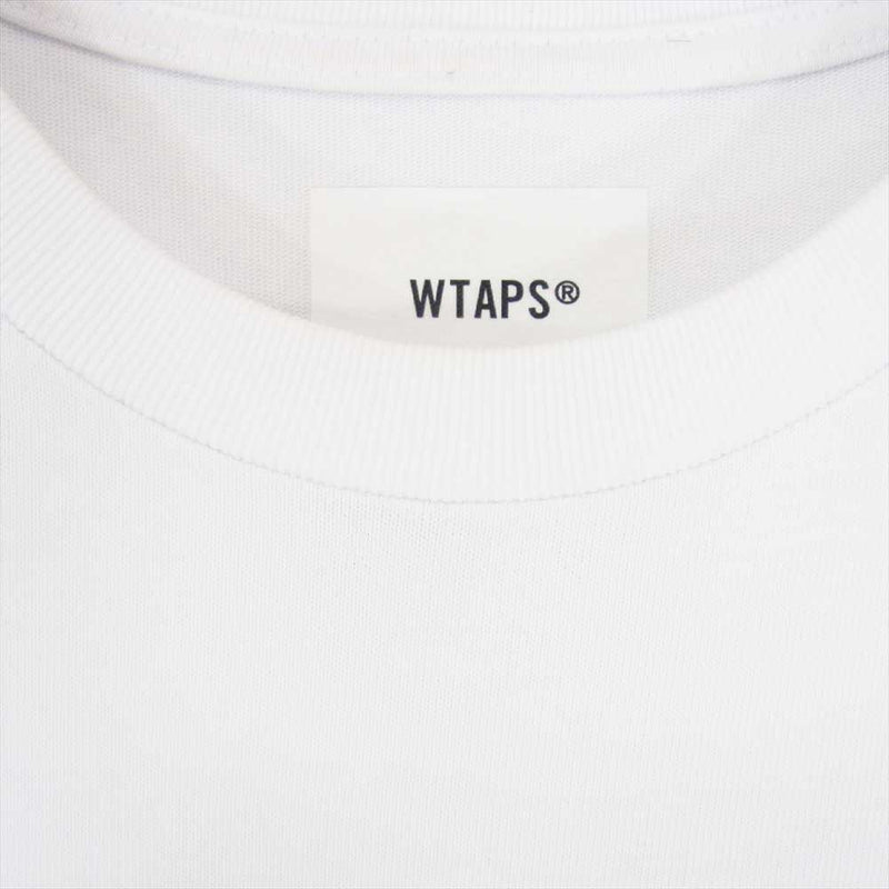 WTAPS ダブルタップス 22AW 22217OND-CSM02 POWER-T / LS / ONEITA バックプリント 長袖 クルーネック Tシャツ ホワイト系 X04【中古】