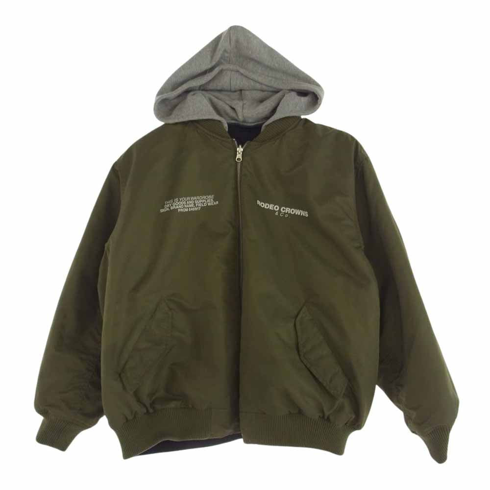 Rodeo Crowns ロデオクラウンズ リバーシブル コーデュロイ MA-1