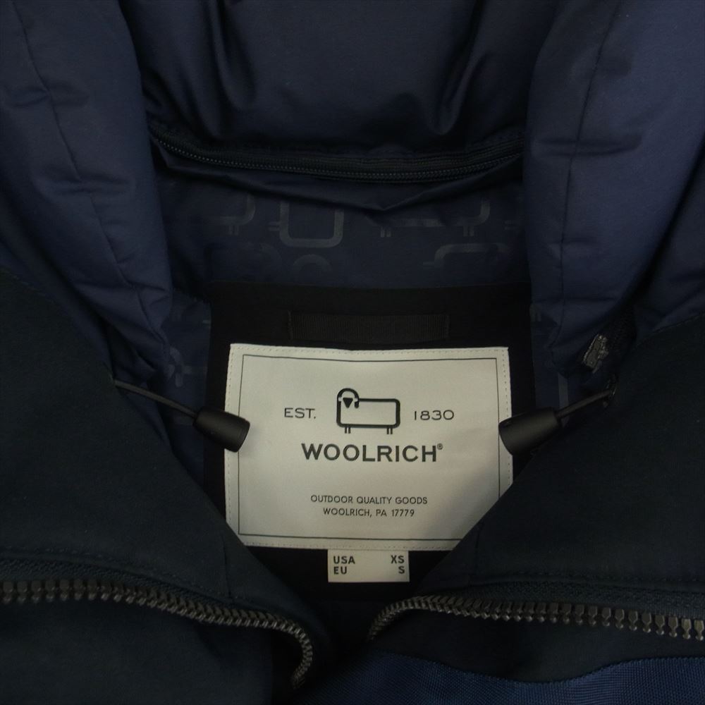 WOOLRICH ウールリッチ NOCPSW1937 GORE-TEX INFINIUM ARCTIC DOWN PARKA ゴアテックス アークティック ダウン パーカー ジャケット ネイビー系 USA XS【中古】