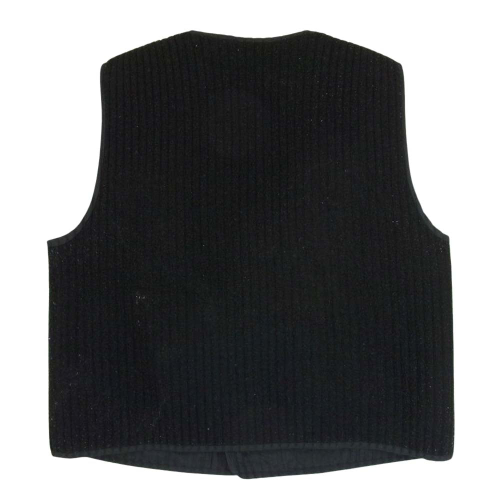 ISSEY MIYAKE イッセイミヤケ ME83-FE652 MEN メン プリーツ ボア ベスト ブラック系 L【中古】