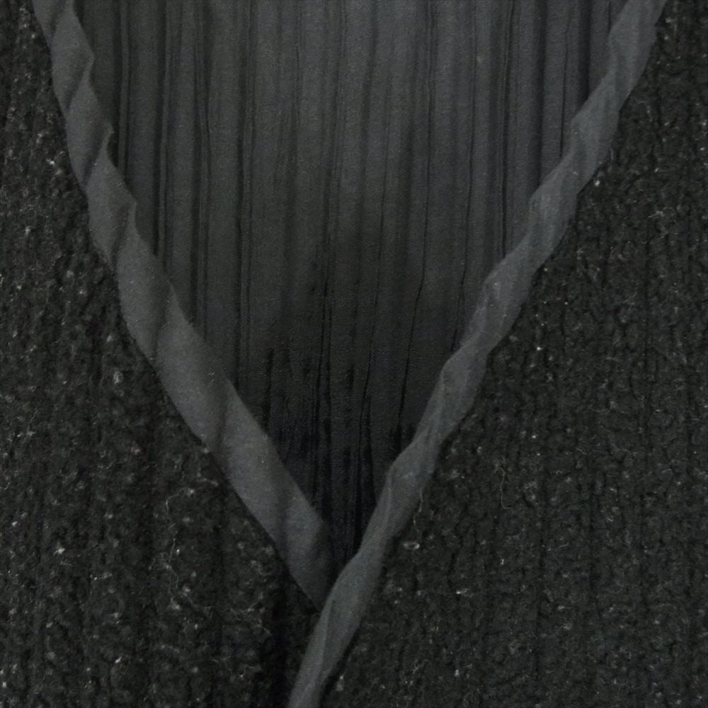 ISSEY MIYAKE イッセイミヤケ ME83-FE652 MEN メン プリーツ ボア ベスト ブラック系 L【中古】