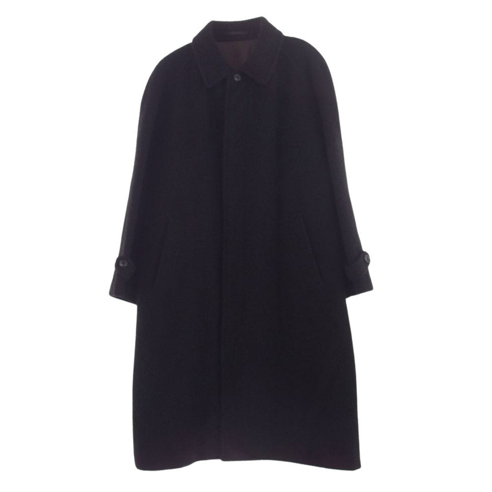 COMME des GARCONS HOMME コムデギャルソンオム HC-080100 80s 80年代 ヴィンテージオム ウール縮絨 コート ブラック系 M【中古】