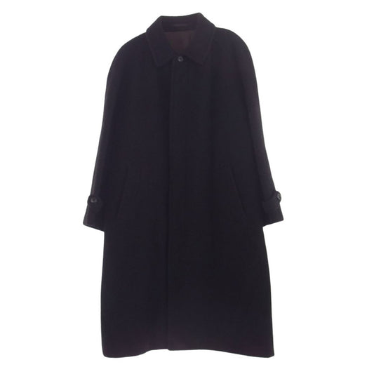 COMME des GARCONS HOMME コムデギャルソンオム HC-080100 80s 80年代 ヴィンテージオム ウール縮絨 コート ブラック系 M【中古】