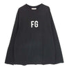 FEAR OF GOD フィアオブゴッド FG20-007 SIXTH COLLECTION FG ロゴ プリント 長袖 ロング Tシャツ ブラック系 M【中古】