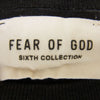 FEAR OF GOD フィアオブゴッド FG20-007 SIXTH COLLECTION FG ロゴ プリント 長袖 ロング Tシャツ ブラック系 M【中古】