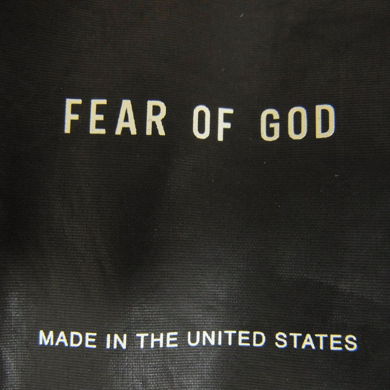 FEAR OF GOD フィアオブゴッド FG20-007 SIXTH COLLECTION FG ロゴ プリント 長袖 ロング Tシャツ ブラック系 M【中古】