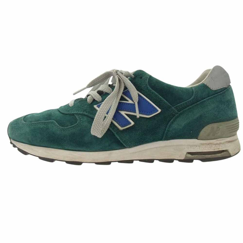 NEW BALANCE ニューバランス M1400JJ2 × J.Crew ジェイクルー 別注 USA製 1400 スエード ローカット スニーカー グリーン系 27.5cm【中古】